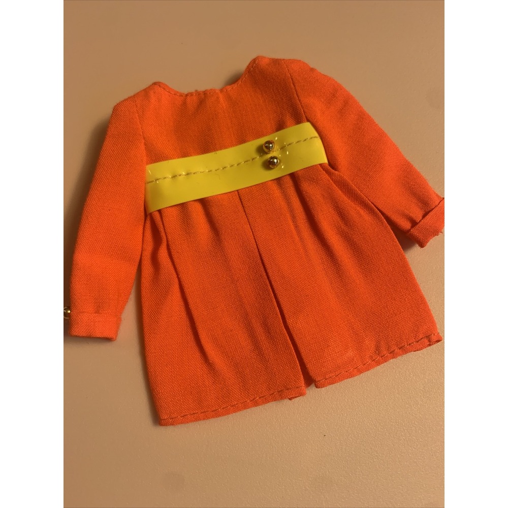 Vintage Barbie Skipper #1971 Orange Romper From Pants N Pinafore Fashion